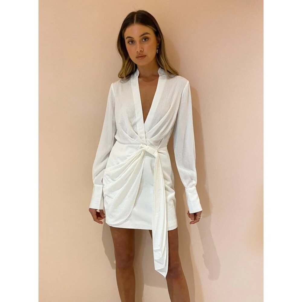 Significant Other Amalfi Dress Women's AUS 10/US 6 Ivory Jacquard *READ* NWD